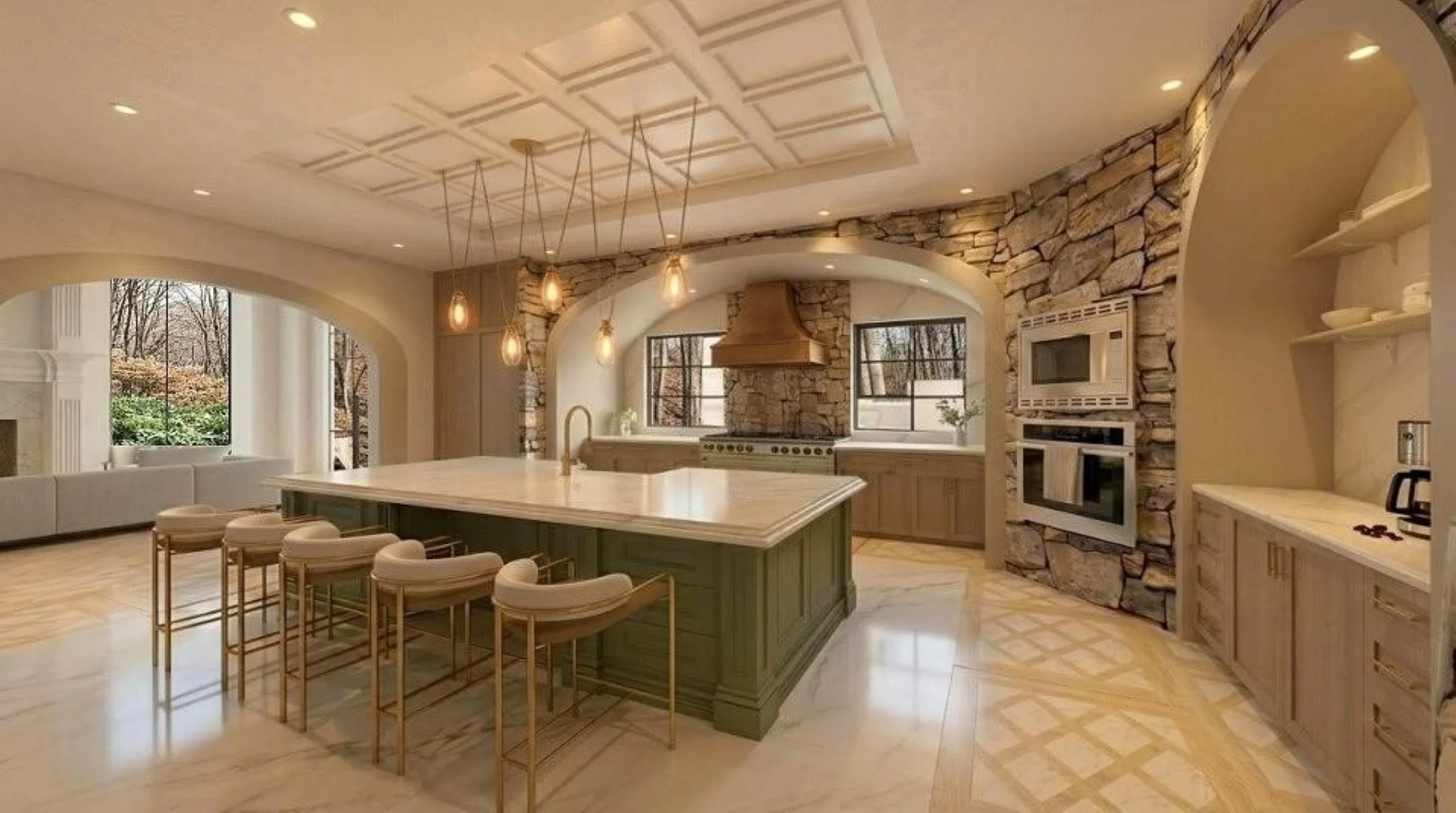 Gourmet Kitchen View 1