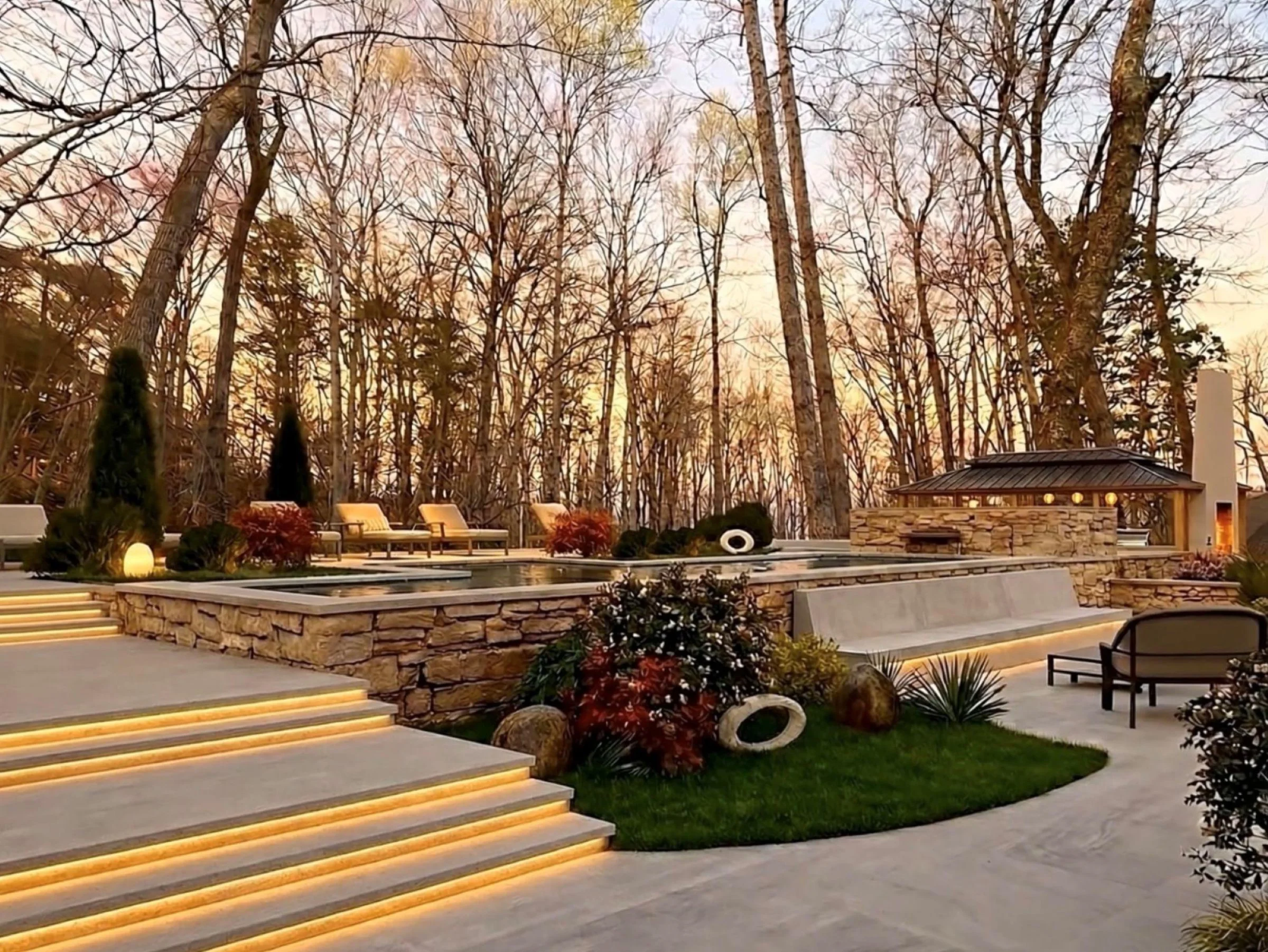 Resort Style Pool Terrace